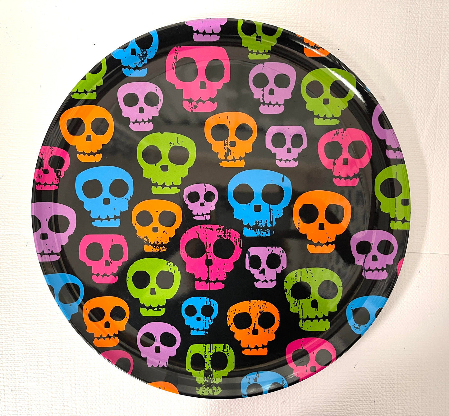 Modern Neon Skeleton Party Platter