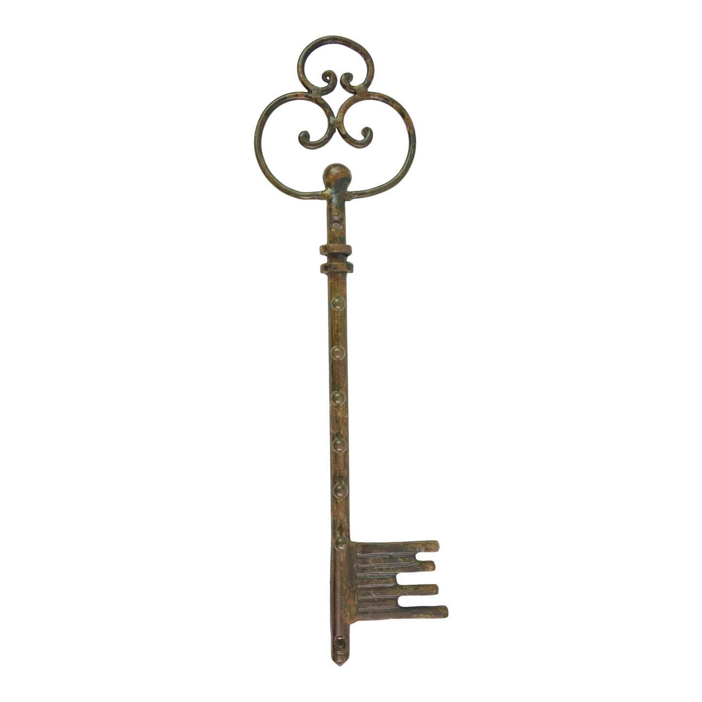 Skeleton Key Cast Iron Hanger Tie Coat Rack