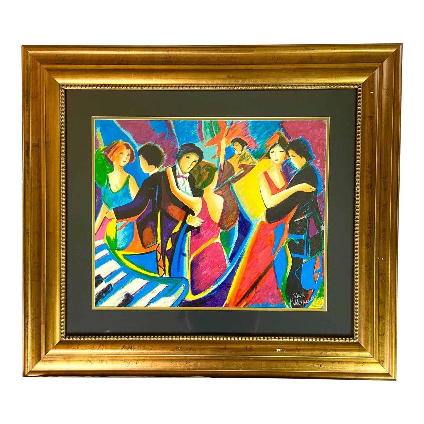 The Tango Club Limited Edition Serigraph 6/50 A/P by Phillip Maxwell