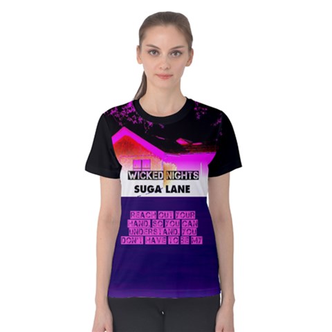 SUGA LANE WICKED NIGHTS OFFICIAL Womens TEE SUGA LANE