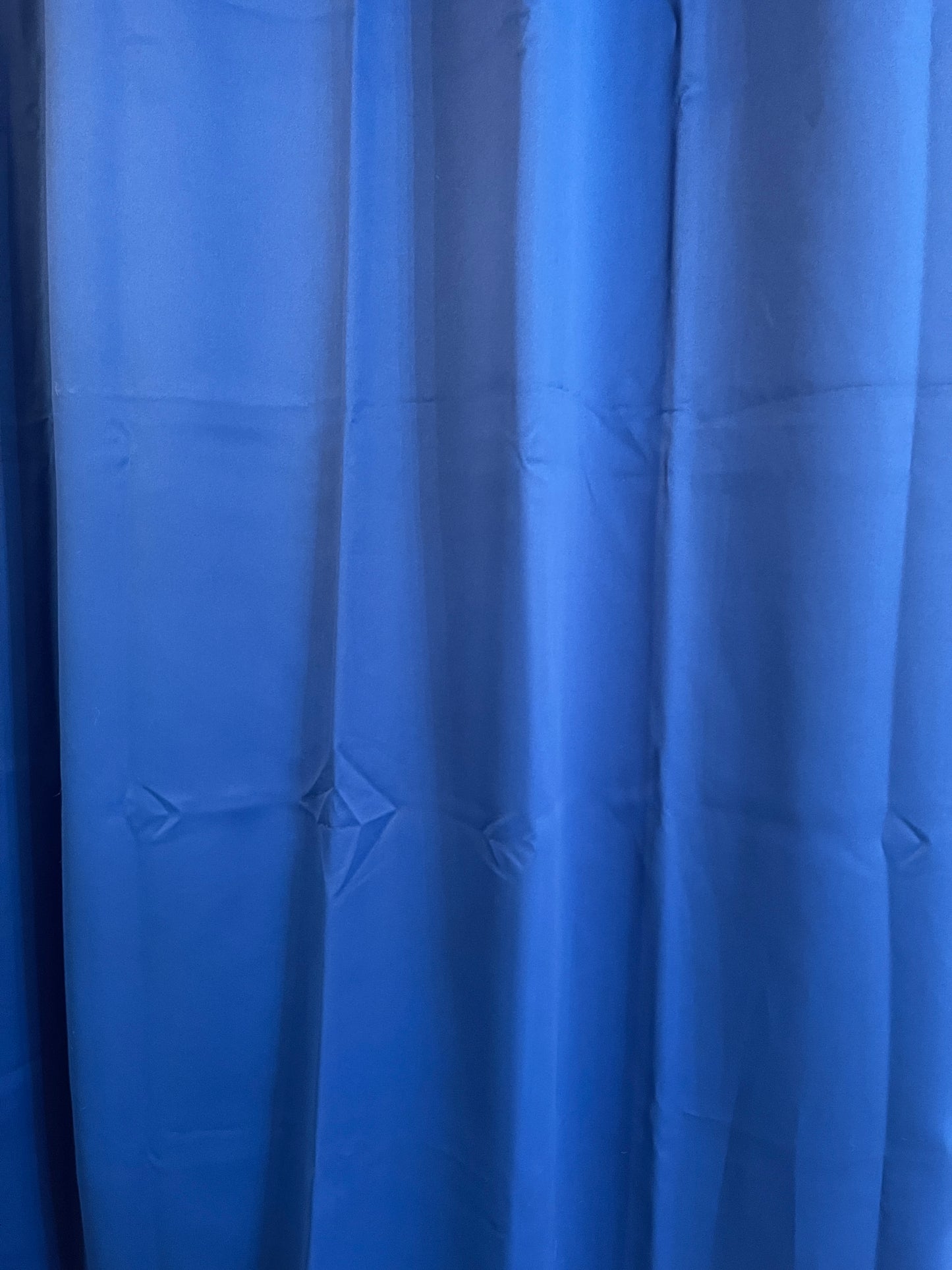 CURTAIN RENTAL BLUE SATIN BRIGHT