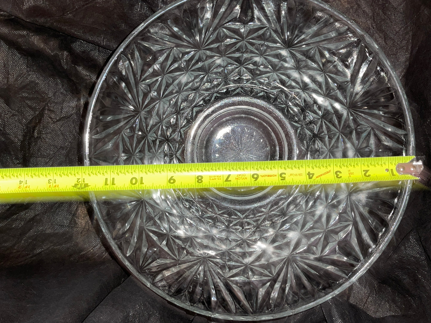 DISH RENTAL VINTAGE GLASS PUNCH BOWL