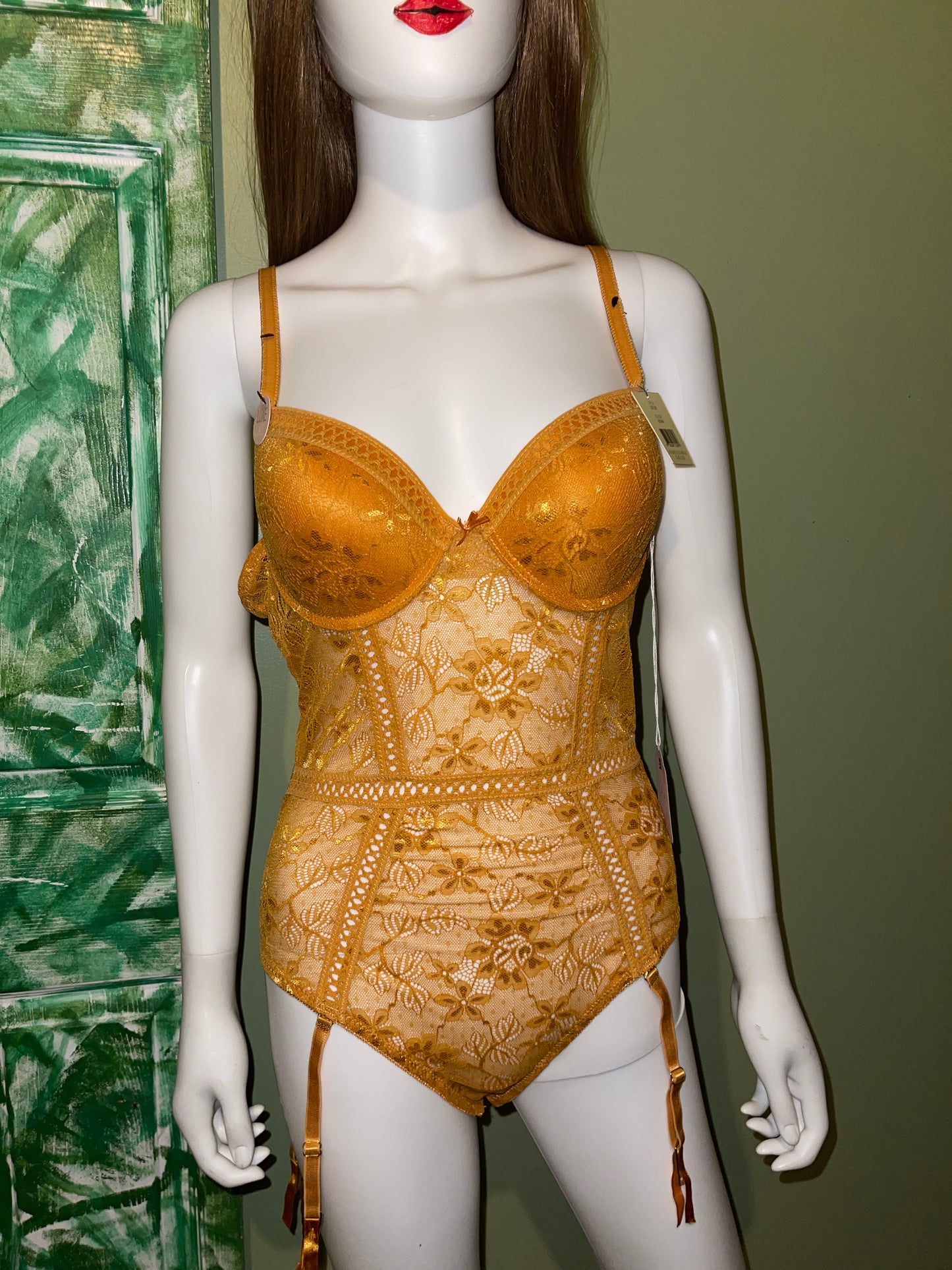BUY NOW - YELLOW GOLD LACE LINGERIE