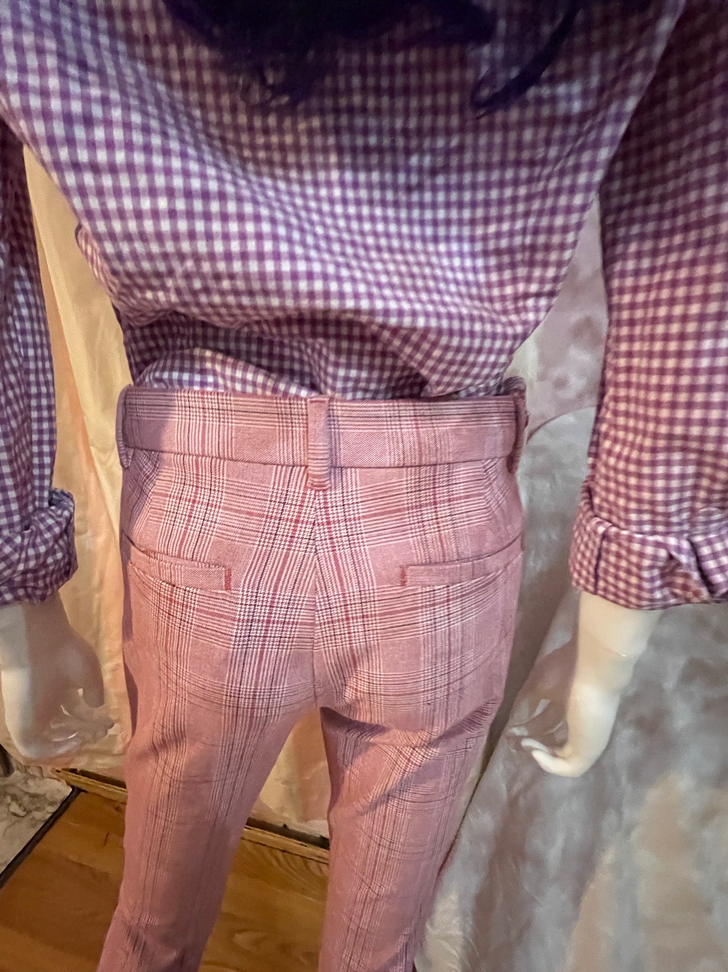 Purple Check JCrew Shirt