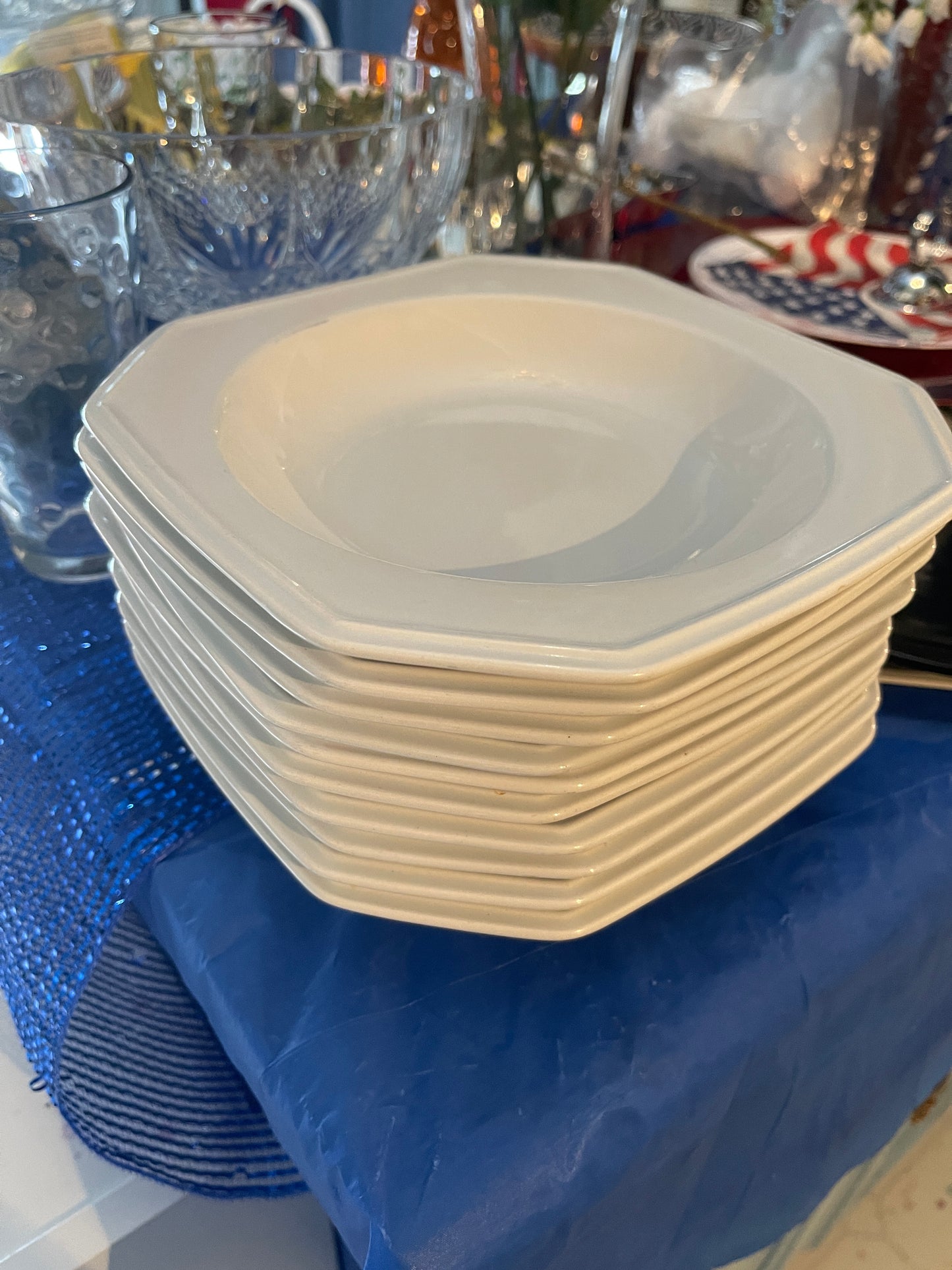 DISHES RENTAL PLATES Octagon bowl