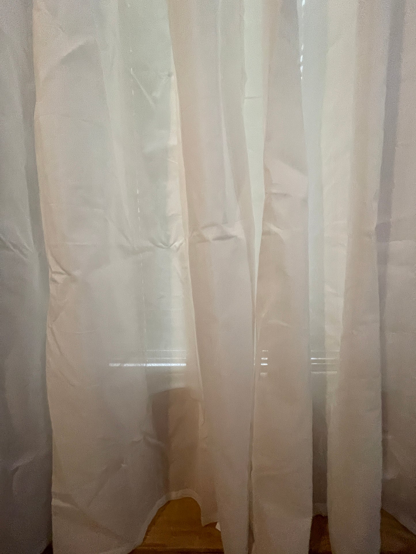 FABRIC RENTAL WHITE CLASSIC SEMI SHEER COTTON BLEND MEDIUM WEIGHT FABRIC PIECE