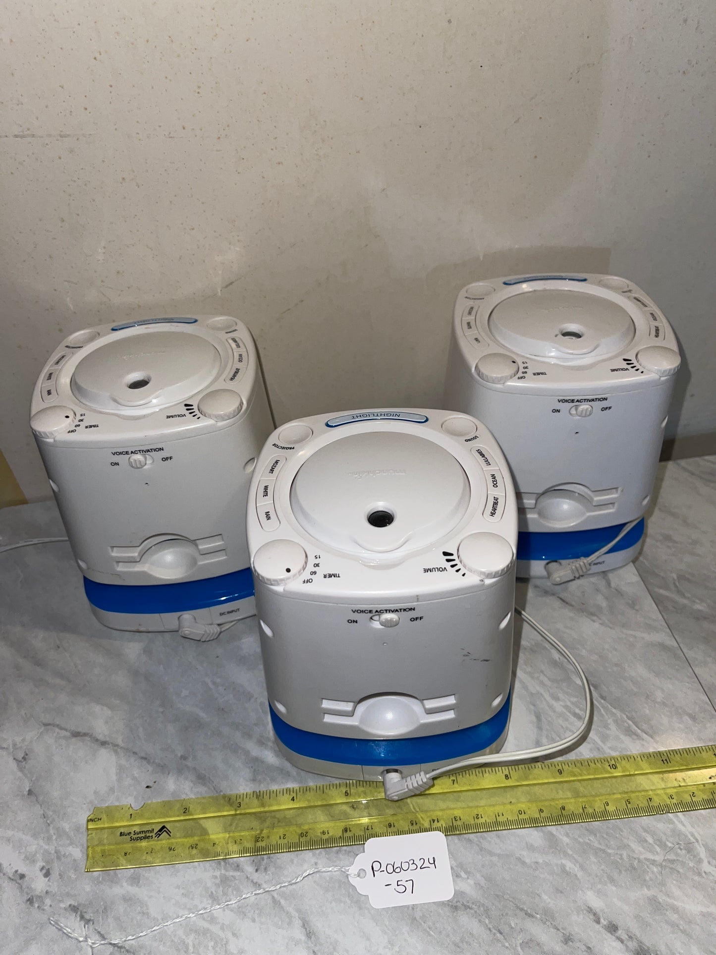 Rental electric sound machines ocean heartbeat Mozart rain