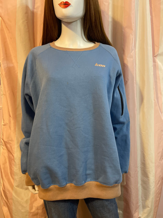 KON light blue heavy seat shirt pullover