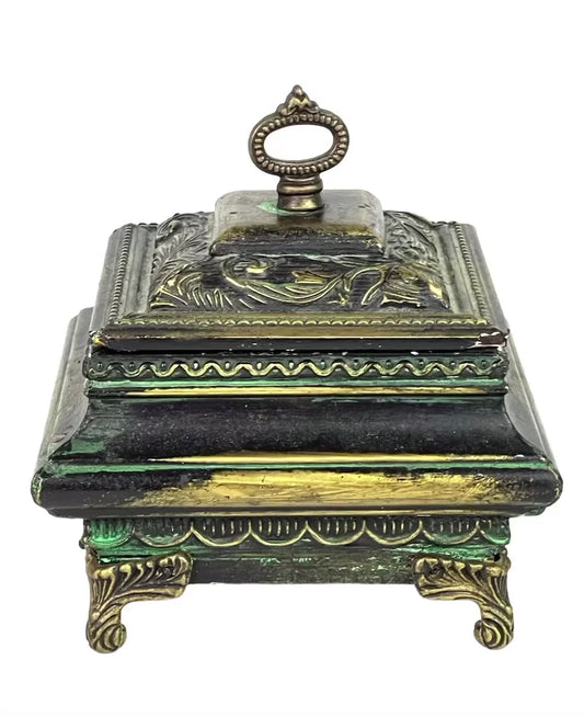RENTAL Medieval Distressed Faux Bronze Catchall