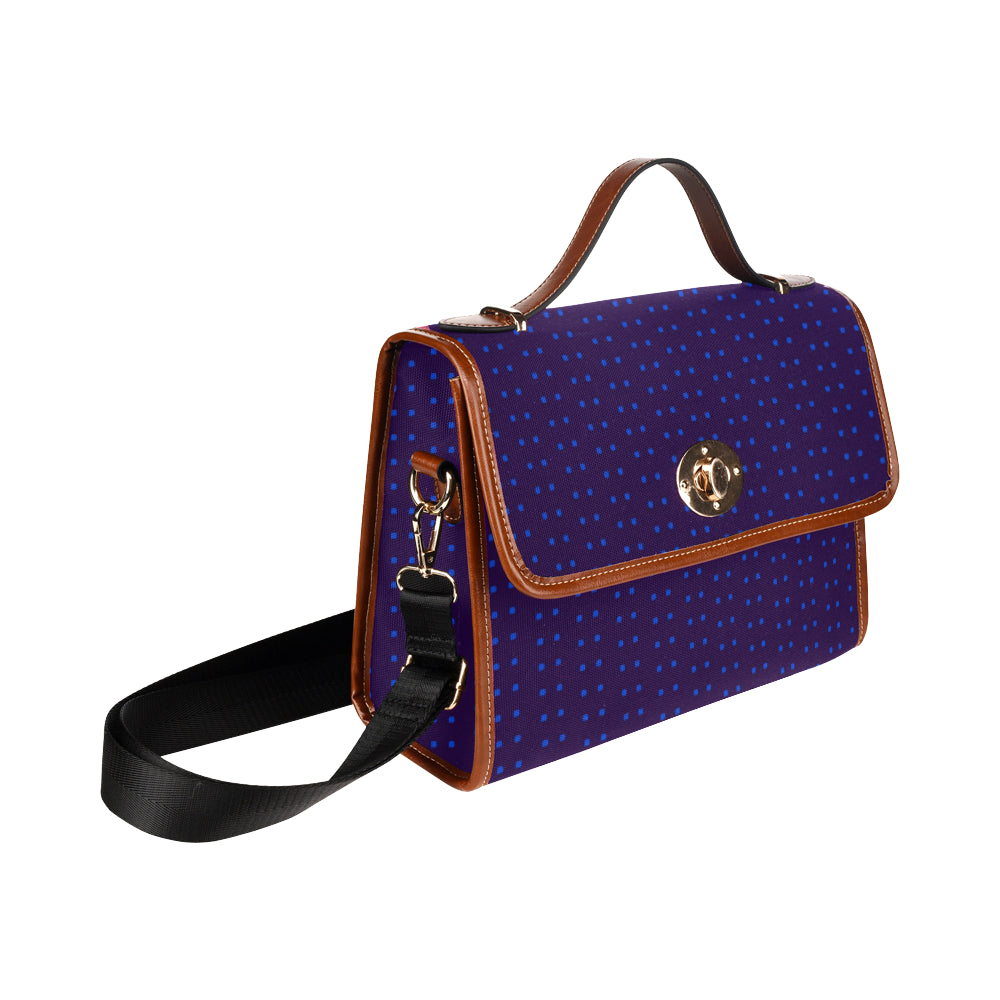 Polka Stripe London Satchel Bag e-joyer