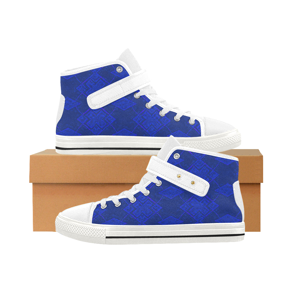 blue exes crop - Copy Aquila Strap Women's Shoes/Large Size (Model 1202) e-joyer
