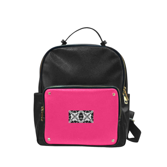 VIP Logo Coed Leather Backpack e-joyer