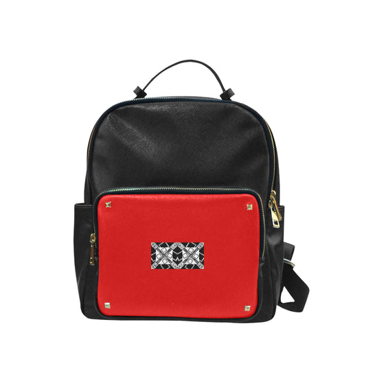 VIP Logo Coed Leather Backpack e-joyer