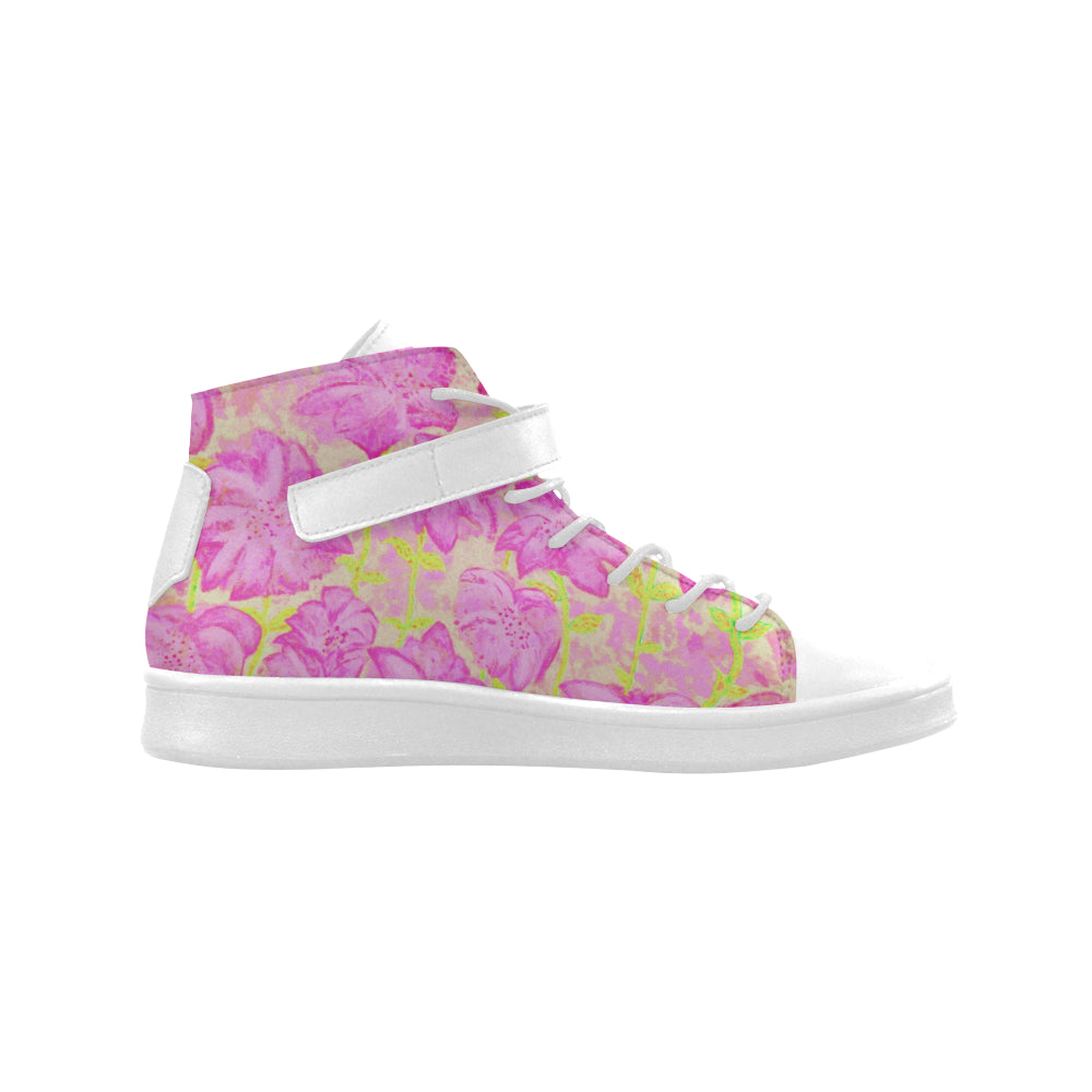 Fireworks Leather High Top Shoes [Pink] e-joyer