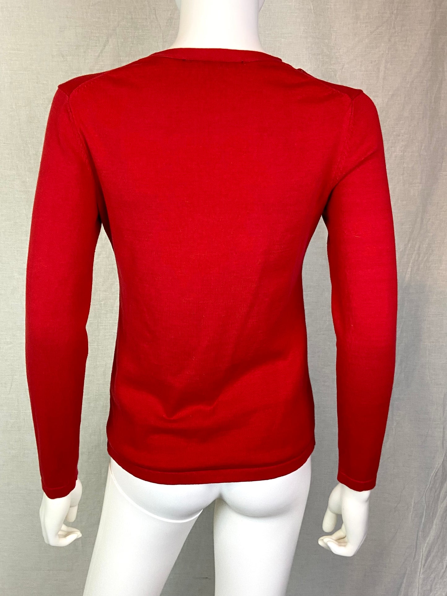 Tommy Hilfiger Studded Red Top Small