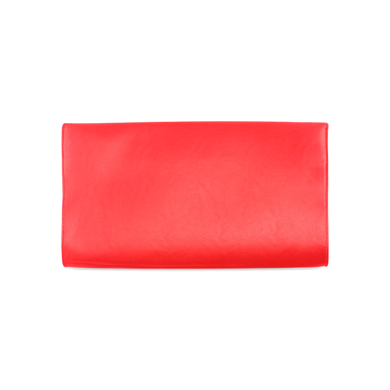 Electro Stripe Leather Clutch Bag e-joyer