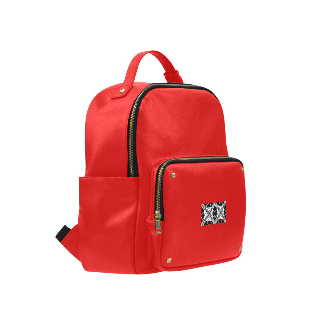 VIP Logo Coed Leather Backpack e-joyer
