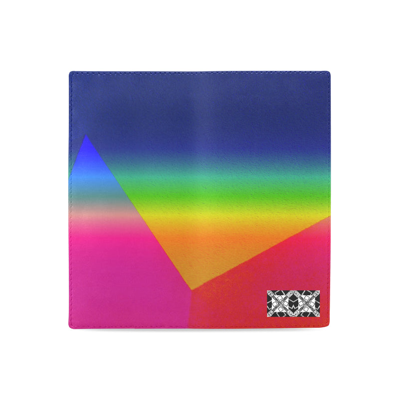 Logo Rainbow Folding Leather Wallet e-joyer