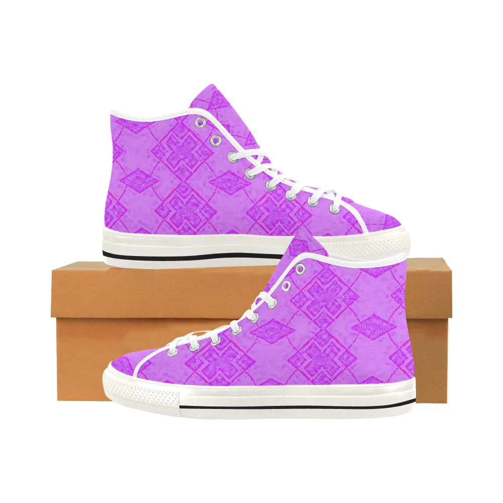red pink purple exes crop 2.66 mb Vancouver H Women's Canvas Shoes (1013-1) e-joyer