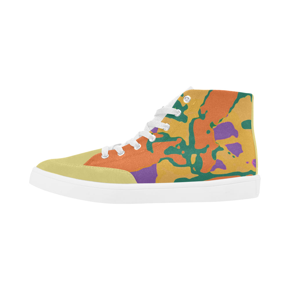 Paradiso Suede Canvas High Top 3805-22 Herdsman High Top Shoes for Women/Large Size (Model 038) e-joyer