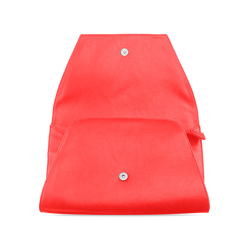 Electro Stripe Leather Clutch Bag e-joyer