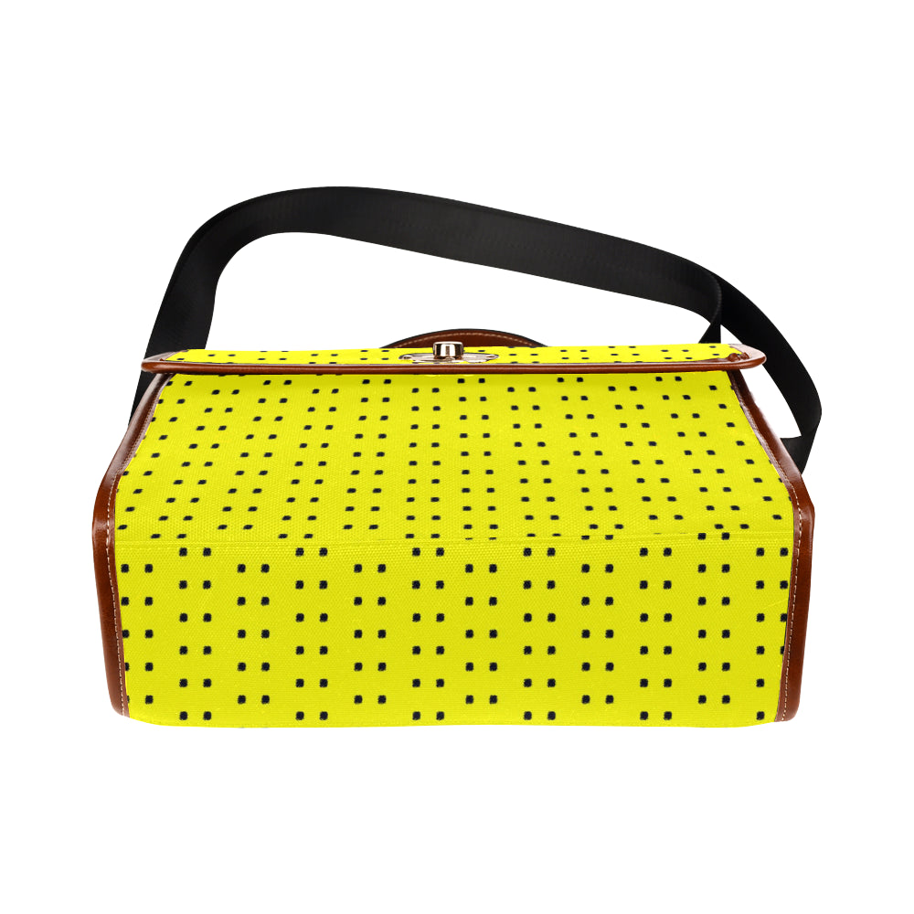 Polka Stripe London Satchel Bag e-joyer