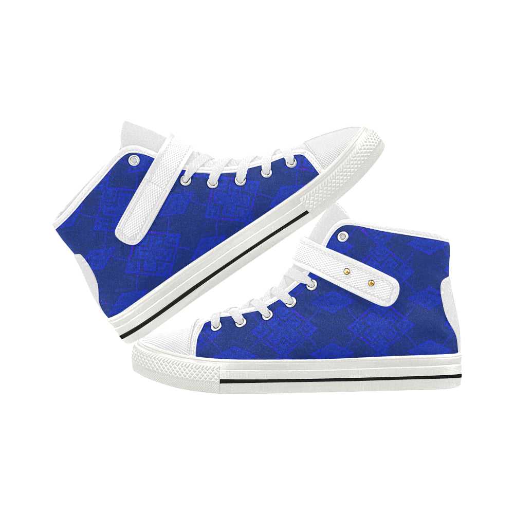 blue exes crop - Copy Aquila Strap Women's Shoes/Large Size (Model 1202) e-joyer