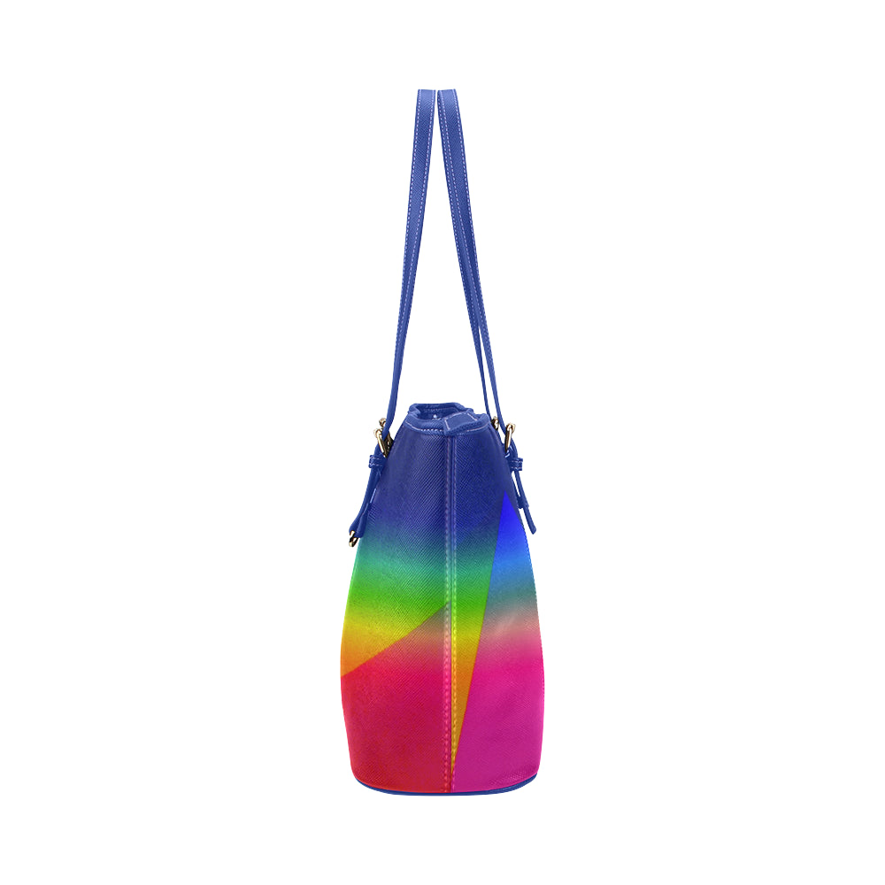 Rainbow Jane Leather Tote Bag /Small e-joyer