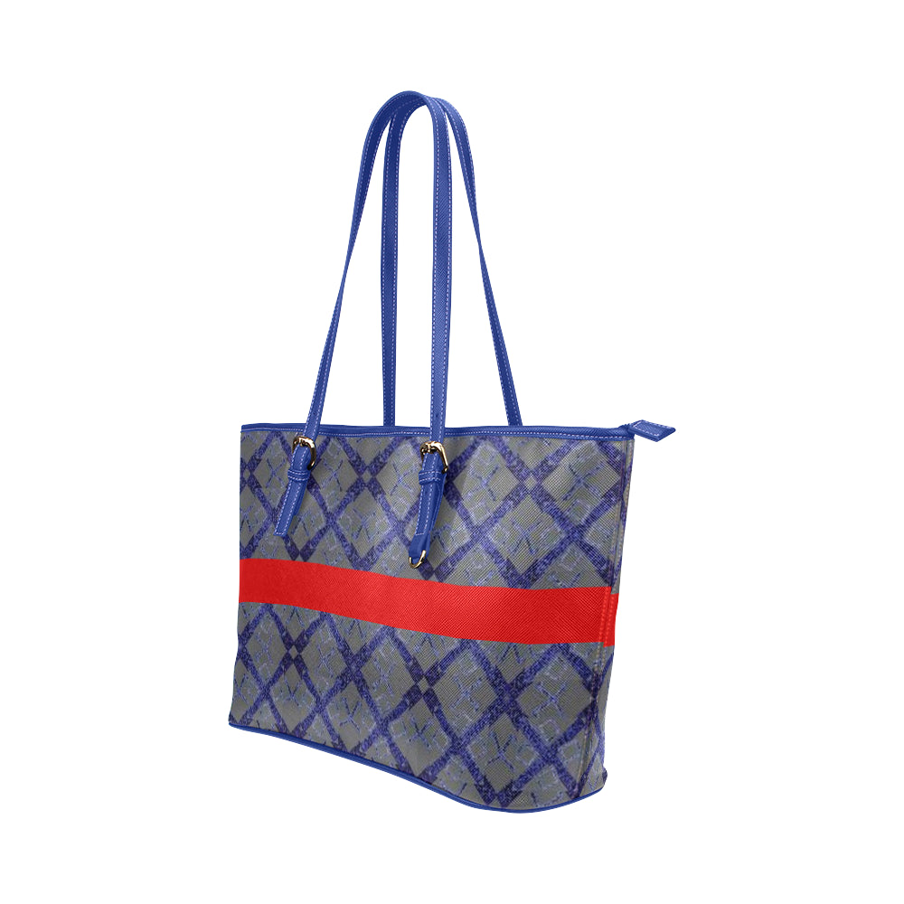 Stripe Logissimo Jane Leather Tote Bag /Small e-joyer