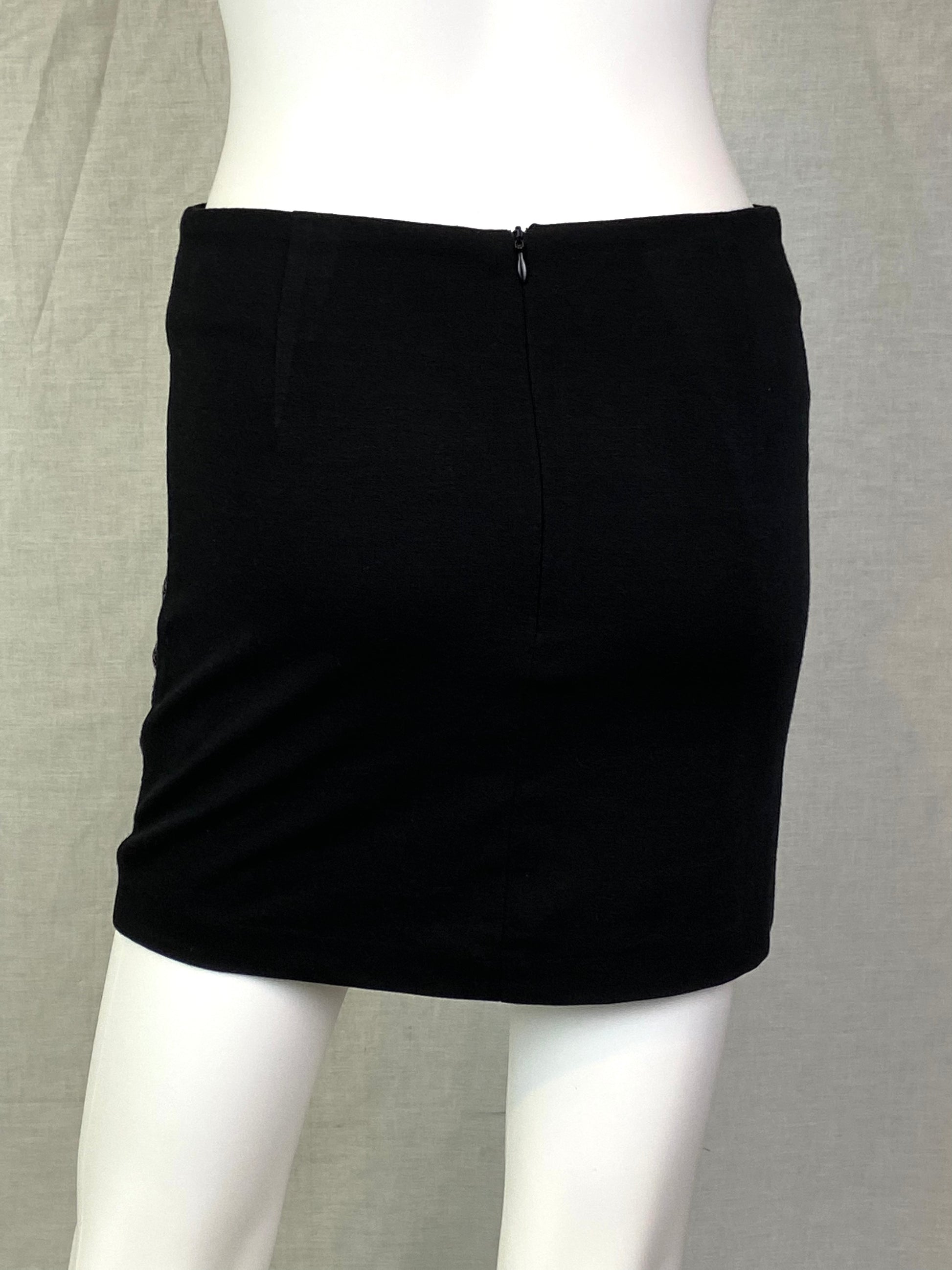 Ark & Co Studded Black Mini Skirt Small ABBY ESSIE STUDIOS