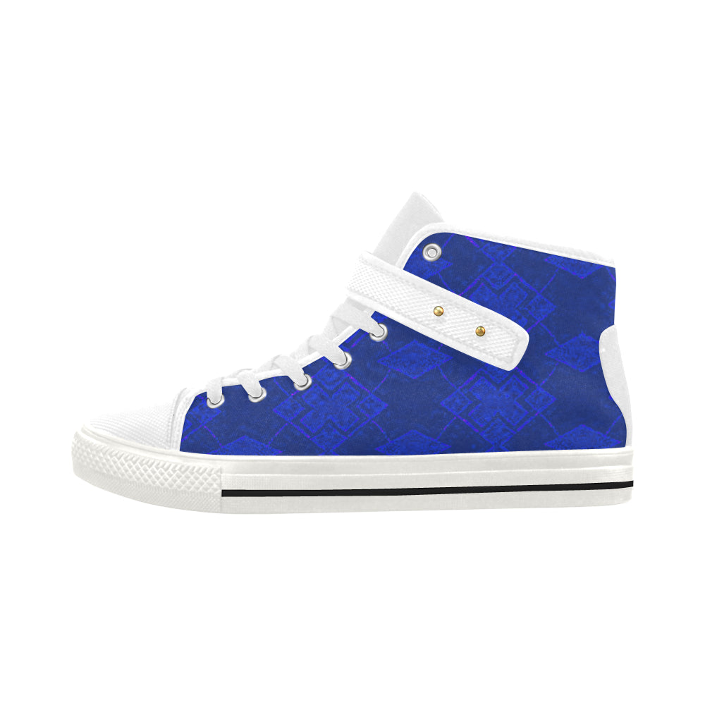 blue exes crop - Copy Aquila Strap Women's Shoes/Large Size (Model 1202) e-joyer