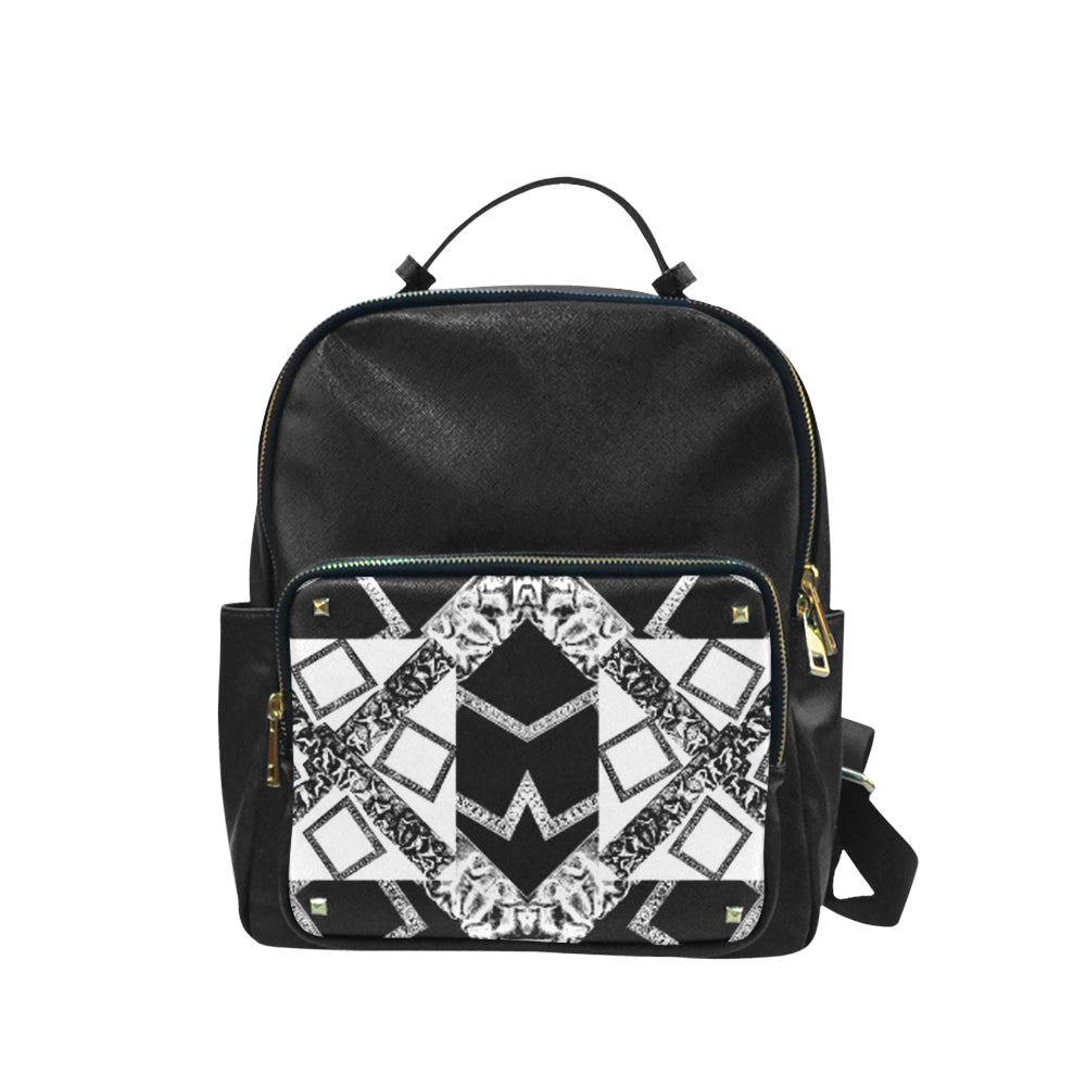 VIP Logo Coed Leather Backpack e-joyer