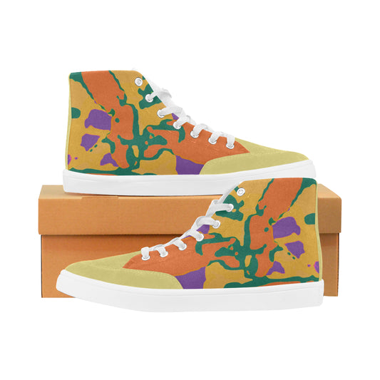 Paradiso Suede Canvas High Top 3805-22 Herdsman High Top Shoes for Women/Large Size (Model 038) e-joyer