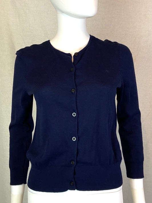 LAUREN Ralph Lauren Navy Blue Sweater Cardigan M ABBY ESSIE STUDIOS