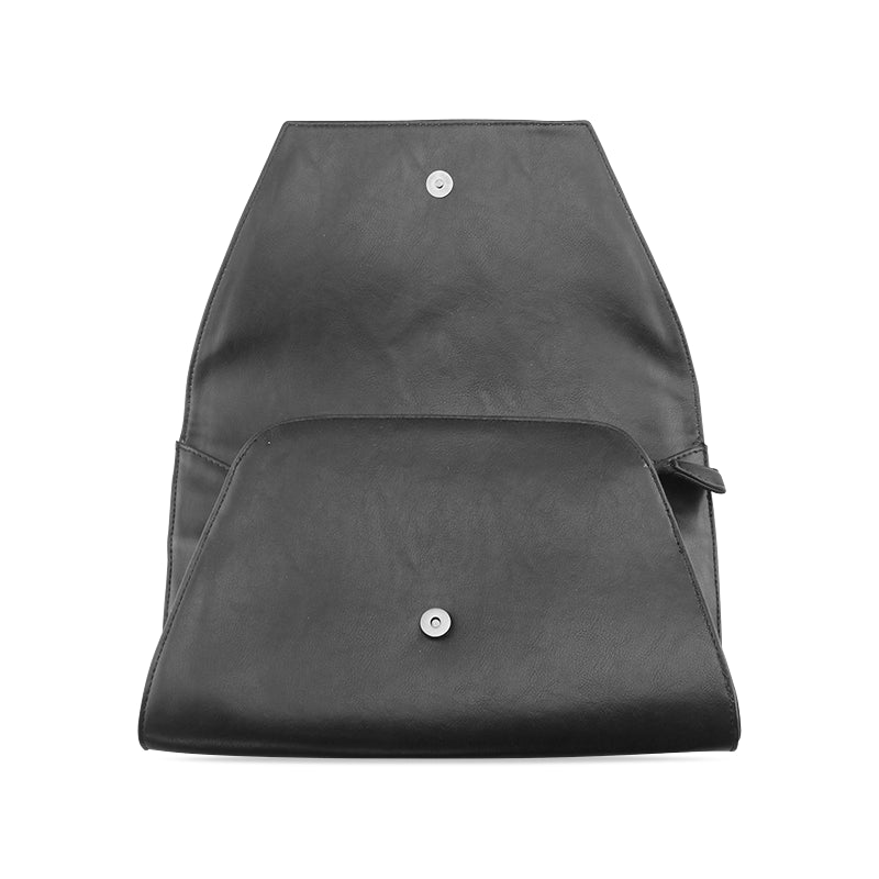 Bling Hearts Leather Clutch Bag e-joyer