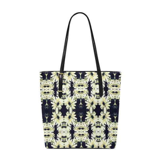 Damask Classic Leather Tote Bag e-joyer