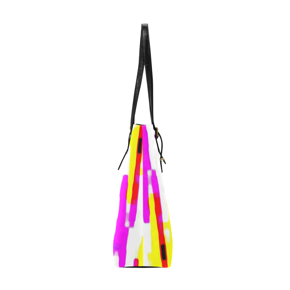 Happy Classic Leather Tote Bag e-joyer