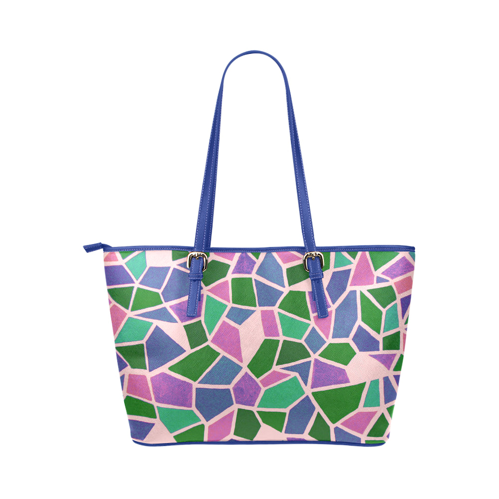 Mosaic Jane Leather Tote Bag e-joyer