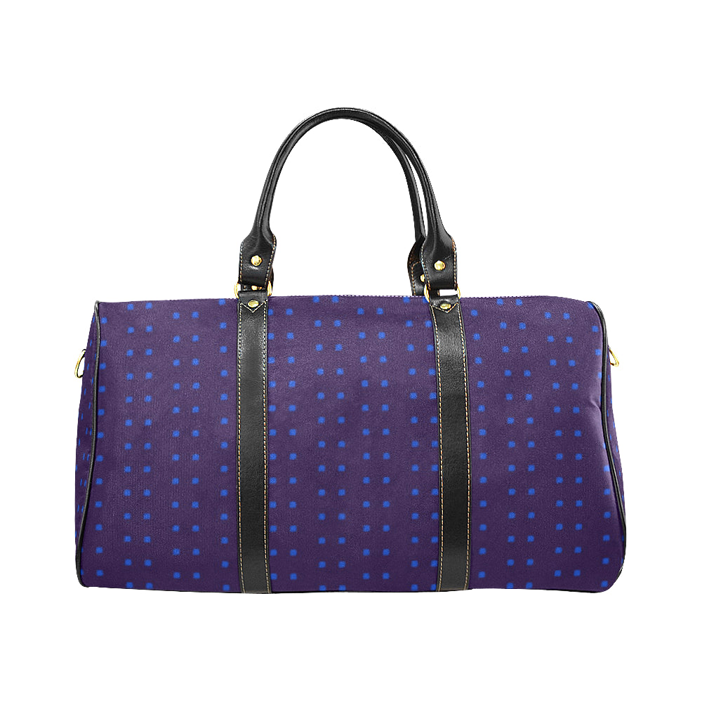 Polka Stripe Carryall Duffle Bag e-joyer