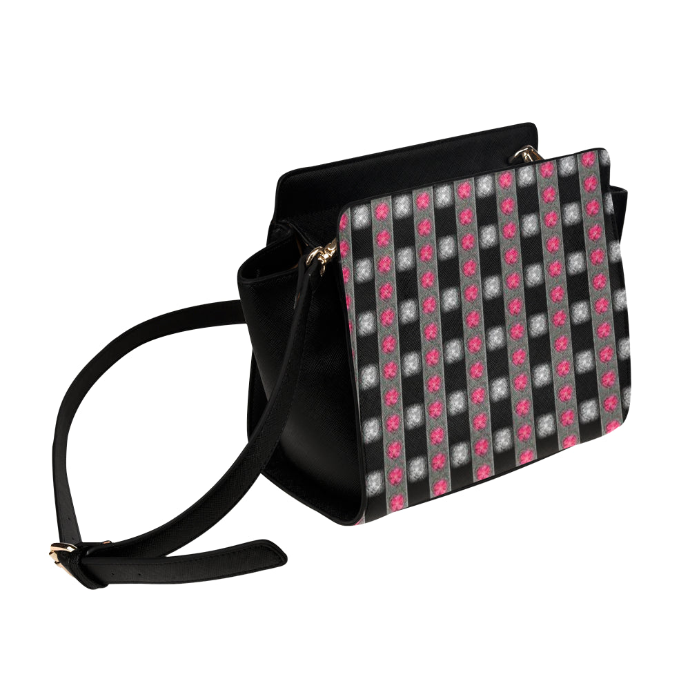 Bling Stripes Nia Satchel Bag e-joyer