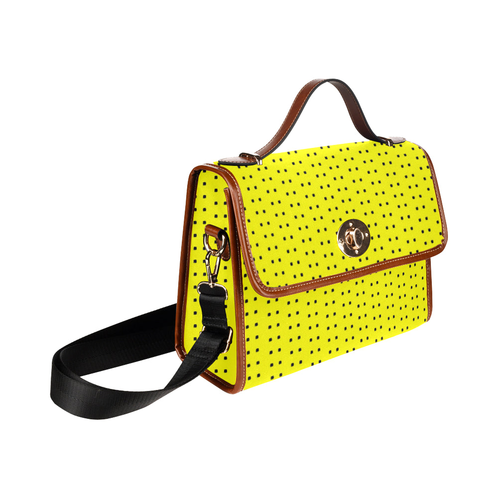 Polka Stripe London Satchel Bag e-joyer