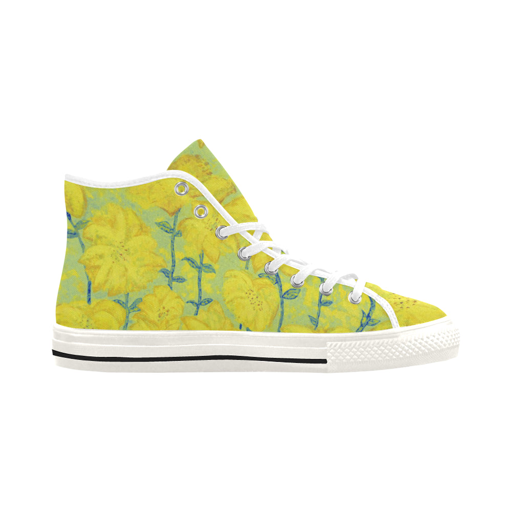 pink fireworks collage 2 yelow blue 2 4.59 mb Vancouver H Women's Canvas Shoes (1013-1) e-joyer