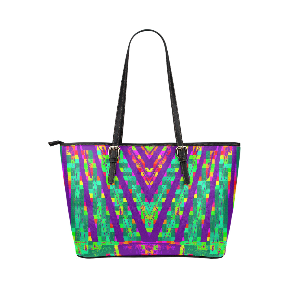 Electro Tribal Jane Leather Tote Bag /Small e-joyer