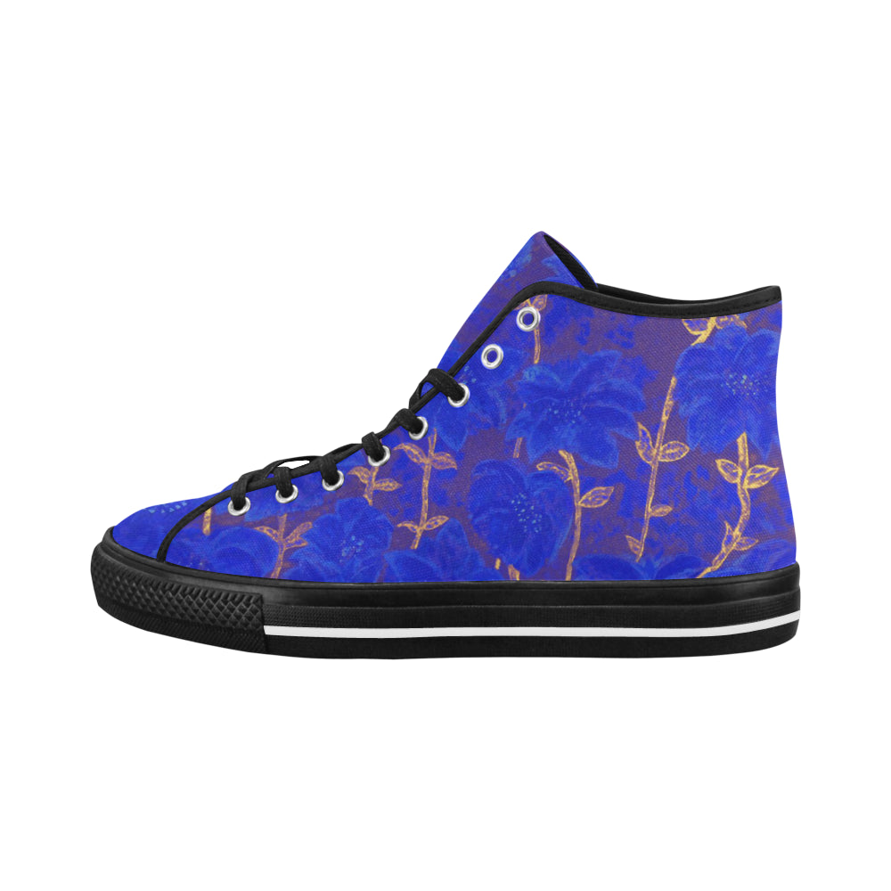 pink fireworks collage 2 royal blue 4.59 mb Vancouver H Women's Canvas Shoes (1013-1) e-joyer