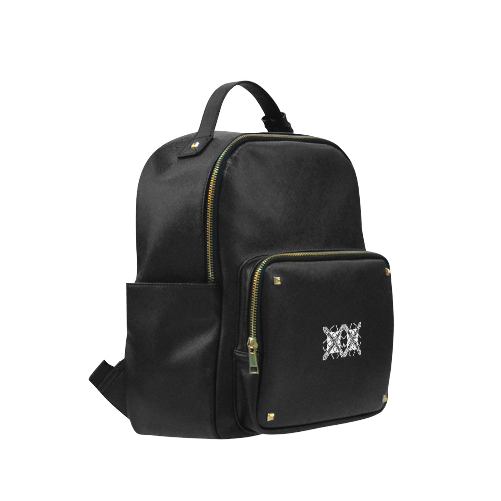 VIP Logo Coed Leather Backpack
