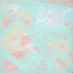 [SOLD] "Stairs" Original Acrylic Collage Painting by Suga Lane