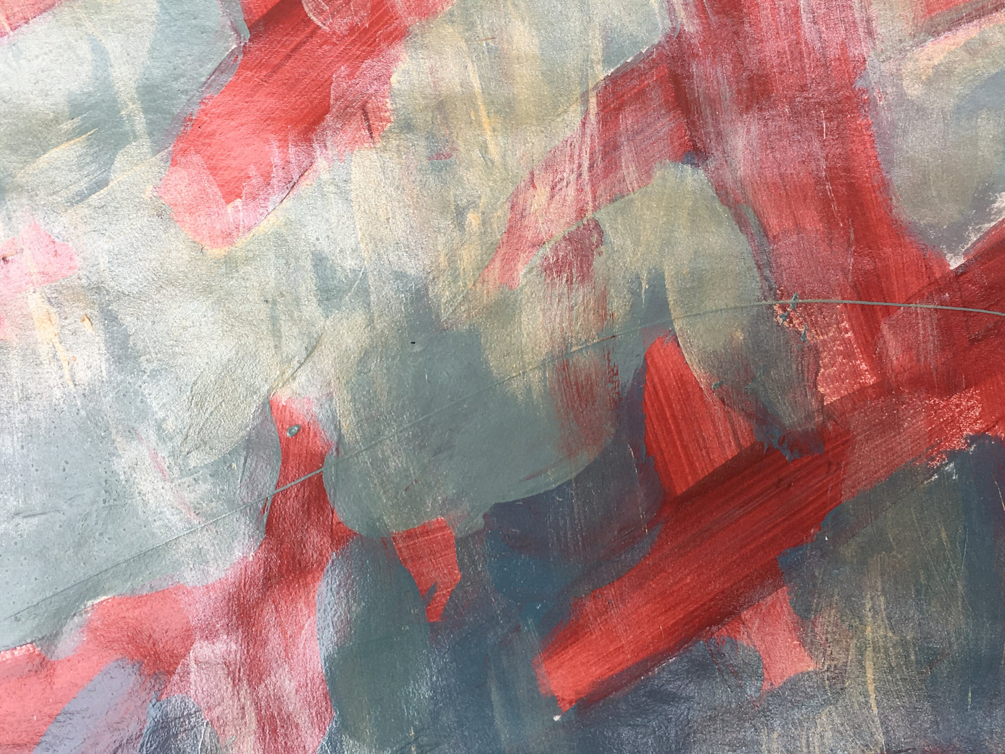 "Veil" Painting on Paper From "Fragile Existence"