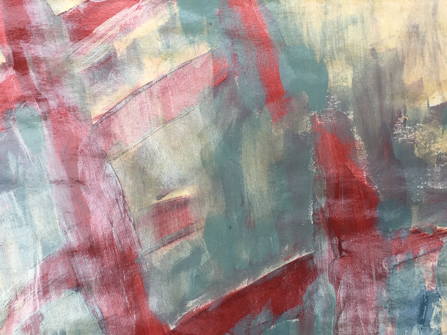 "Veil" Painting on Paper From "Fragile Existence"