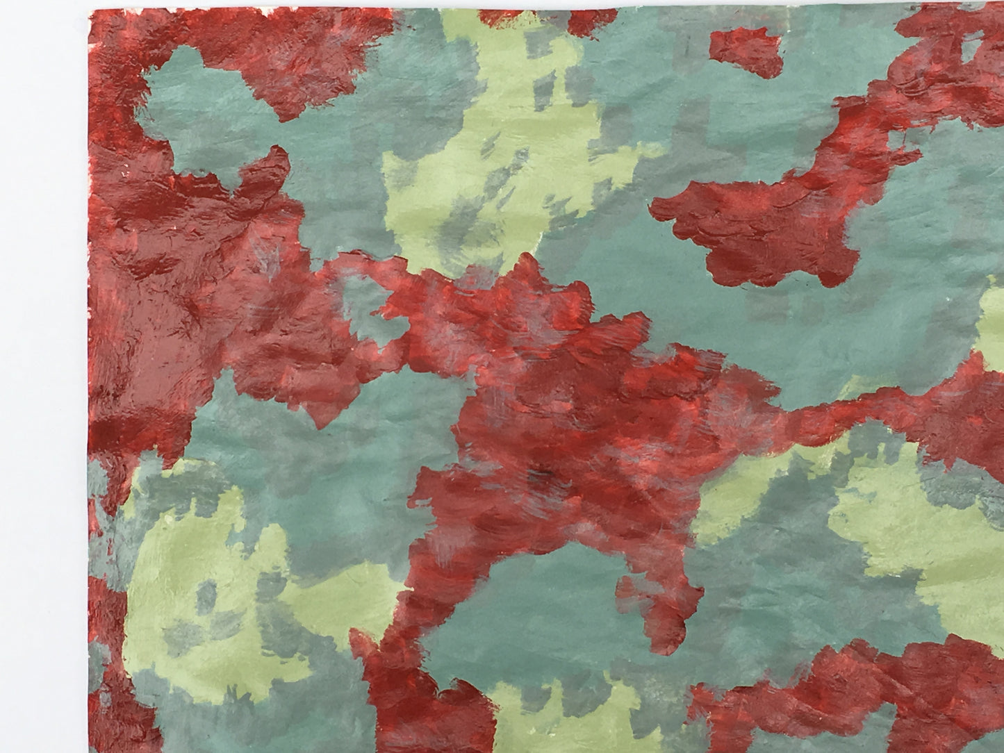 "Blood Sky" Painting on Paper From "Fragile Existence"