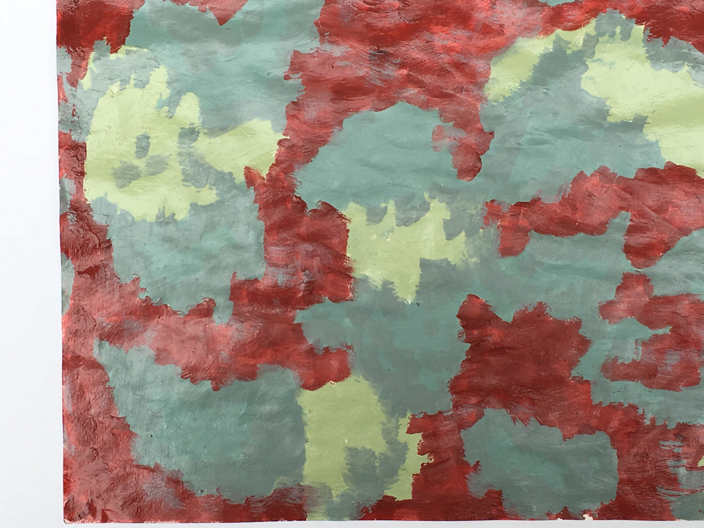 "Blood Sky" Painting on Paper From "Fragile Existence"